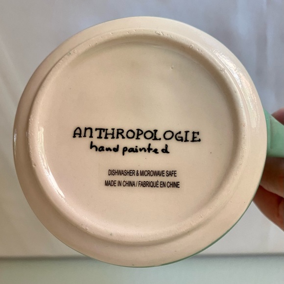 Anthropologie M Initial Mug Cup - Picture 7 of 8